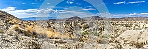 Panorama desert of Tabernas photo