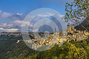 Panorama di Pacentro, Italia