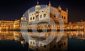 Panorama of Doge\'s Palace, Venice