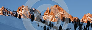 Panorama of Dolomiti Alps (Italy) photo