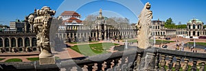 Panorama Dresdner Zwinger in east germany photo