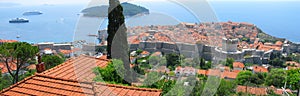 Panorama of Dubrovnik old city