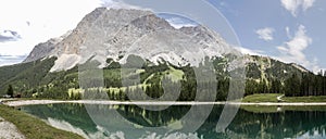 Panorama of Ehrwald Alpin Lake