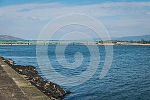 Panorama of the the Eiffel Bridge, designed by Gustave Eiffel an