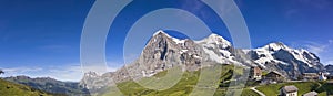 Panorama from the Eiger, MÃÂ¶nch, Jungfrau