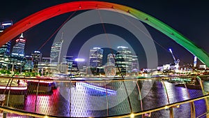 Panorama Elizabeth Quay Bridge