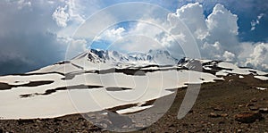 Panorama of Erciyes mountain, Turkey