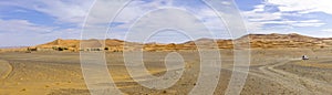 Panorama from the Erg Chebbi desert Maroc Africa photo