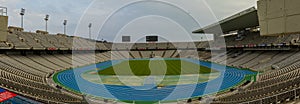 Panorama of Estadi Olimpic Lluis Companys