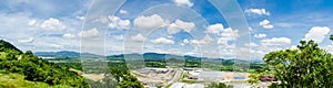 Panorama of Estates Zone under Construction with Blue Sky field.