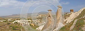 Panorama, Fairy chimneys and balancing rocks