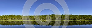 Panorama Femund lake in Hedmark Norway Scandinavia photo