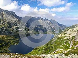 Panorama of the Five Polish Lakes Valley