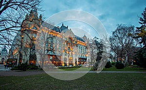 Panorama with Four Seasons Hotel Gresham Palace