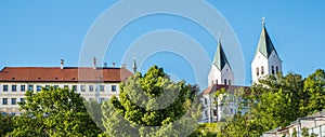 Panorama from Freising in Bavaria Germany