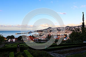 Panorama of Funchal from Viewpoint Vila Guida