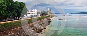 Panorama of Galle fort, Sri Lanka, Asia