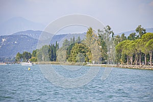 Panorama of Garda Lake in Lazise 12