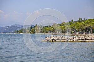 Panorama of Garda Lake in Lazise 4
