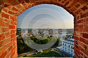 Panorama from Gediminas tower. Vilnius. Lithuania