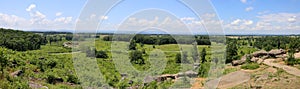 Panorama of gettysburg battle fields