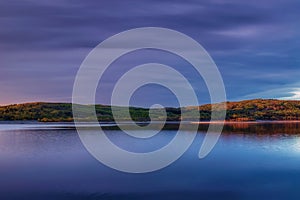 Panorama Of Ghost Lake At Dawn