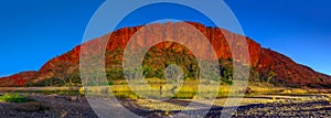 Panorama of Glen Helen Gorge