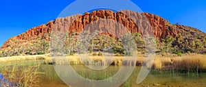 Panorama of Glen Helen Gorge