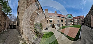 Panorama of the Glessner House in Chicago Illinois