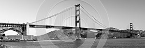 Panorama of Golden Gate Bridge photo
