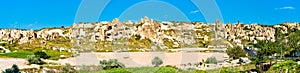 Panorama of Goreme National Park in Cappadocia, Turkey