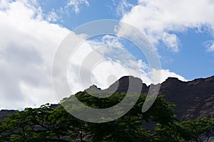 Panorama Gran Canaria Mogan mountains