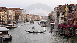 Panorama of the Grand Canal (Canal Grande), Venice, Italy, Europe