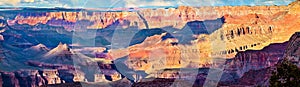 Panorama of Grand Canyon from Grandview Point