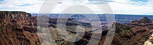 Panorama of Grand Canyon North Rim from Cape Royal photo