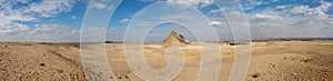 Panorama of the Great Pyramids of Giza, Egypt