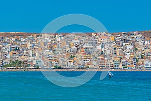 Panorama of Greek town Sitia