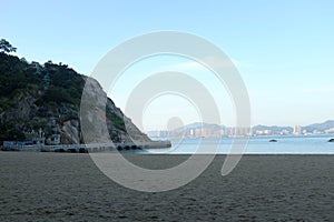 Panorama of Gulangyu and Xiamen Island/Xiamen ,Fujian Province, China