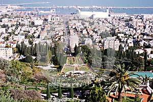 Panorama of Haifa city