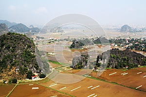 A panorama from Hang Mua, Ninh Binh, Vietnam