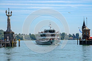 Harbour entrance at Konstanz at Bodensee, Germany