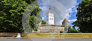 Panorama of harman fortified church