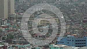 Panorama of Havana city Vedado District, aerial view.