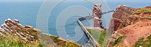Panorama from Helgoland in germany