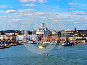 Panorama of Helsinki, Finland photo