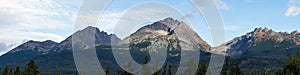 Panorama of High Tatras mountains, Slovakia