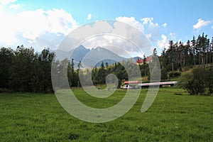 Panorama of the High Tatras Mountains, Slovakia