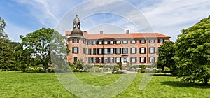 Panorama of the historic castle in Eutin