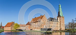 Panorama of the historic castle in Raesfeld