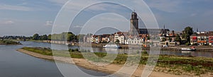 Panorama of the historical center of Deventer photo